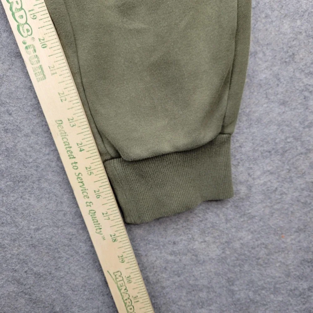 Puma Sweatpants Mens Large Green Fleece Joggers Elastic Waist‎ Pockets Logo